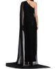 Pamella Roland Women's Sequined Chiffon Cape-Sleeve Column Gown - 5