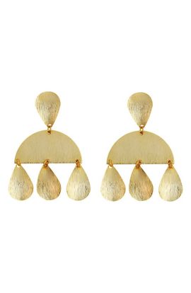 Panacea Panacea Brished Teardrop Earrings