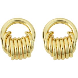 Panacea Panacea Circle Wrapped Door Knocker Earrings