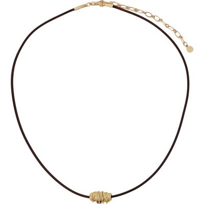 Panacea Panacea Cord Slider Pendant Necklace