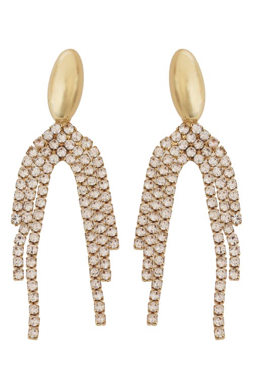 Panacea Panacea Crystal Fringe Drop Earrings