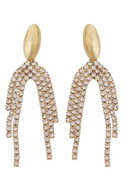 Panacea Panacea Crystal Fringe Drop Earrings
