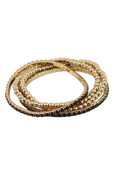 Panacea Panacea Crystal Stretch Bracelet Set