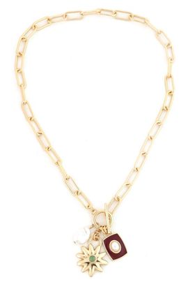 Panacea Panacea Faux Pearl Charm Pendant Necklace
