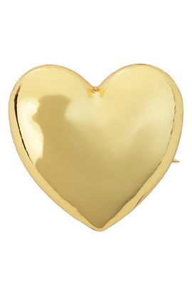 Panacea Panacea Goldtone Heart Brooch 