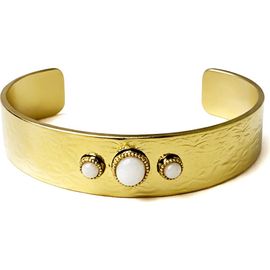 Panacea Panacea Hammered Circle Cuff Bracelet