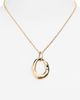 Panacea Panacea Hammered Circle Pendant Necklace - 2