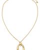 Panacea Panacea Hammered Circle Pendant Necklace - 3