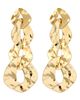Panacea Panacea Hammered Link Linear Earrings - 1