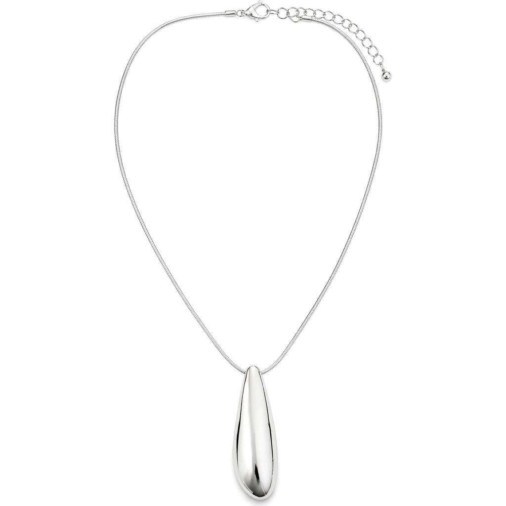 Panacea Panacea Linear Teardrop Pendant Necklace