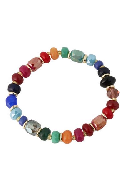 Panacea Panacea Multicolor Beaded Stretch Bracelet 