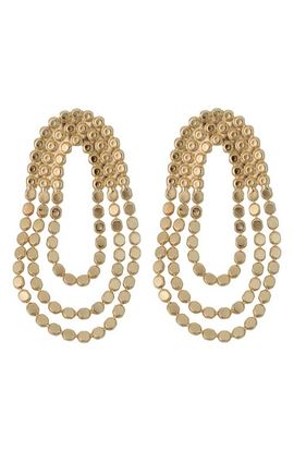 Panacea Panacea Oval Draped Drop Earrings