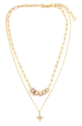 Panacea Panacea Rondelle Bead Layered Necklace