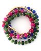 Panacea Panacea Set of 4 Mixed Glass Bead Stretch Bracelets - 2
