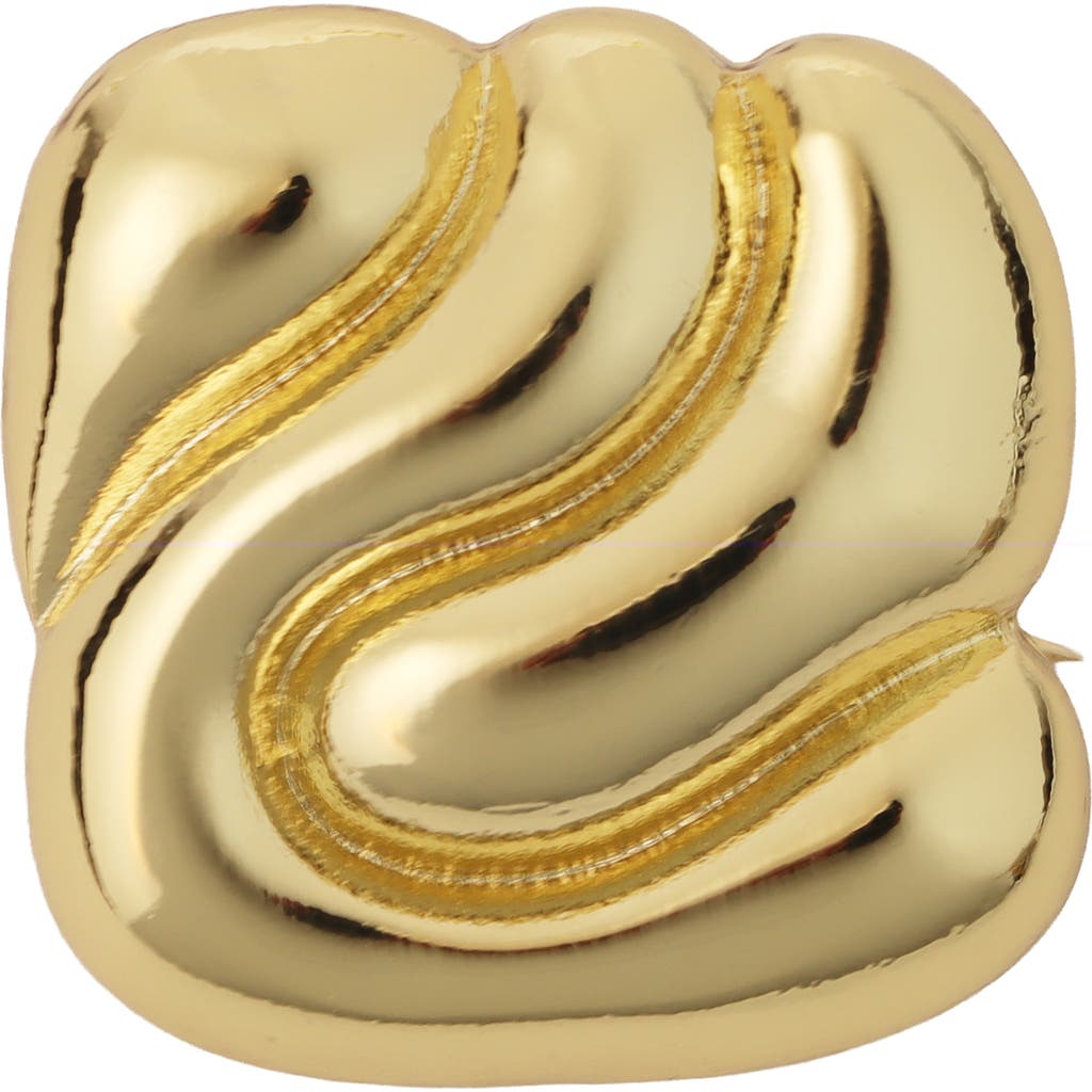 Panacea Panacea Square Swirl Brooch