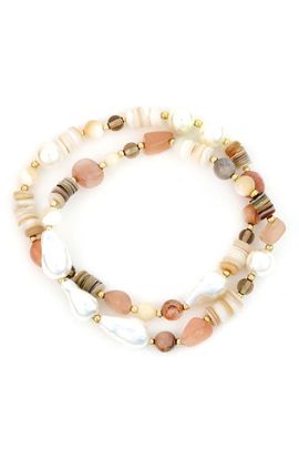 Panacea Panacea Stone 2-Row Bracelet