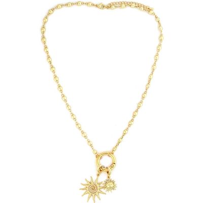 Panacea Panacea Sunburst Pendant Necklace