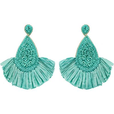 Panacea Panacea Teardrop Fringe Earrings