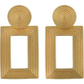 Panacea Panacea Textured Rectangle Drop Earrings