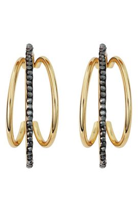 Panacea Panacea Triple Row Hoop Earrings