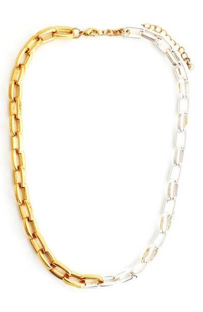 Panacea Panacea Two Tone Chain Necklace 