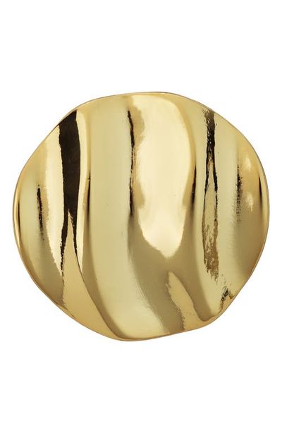 Panacea Panacea Wave Circle Brooch