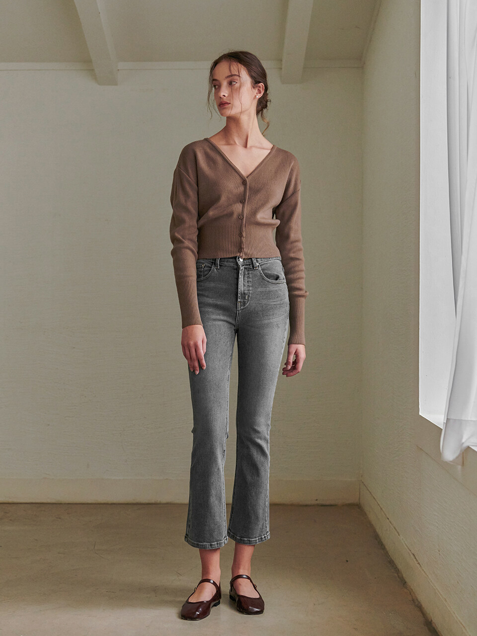 PANDORAFIT Boots Cut New Jeans Part.1 (Dark Grey)