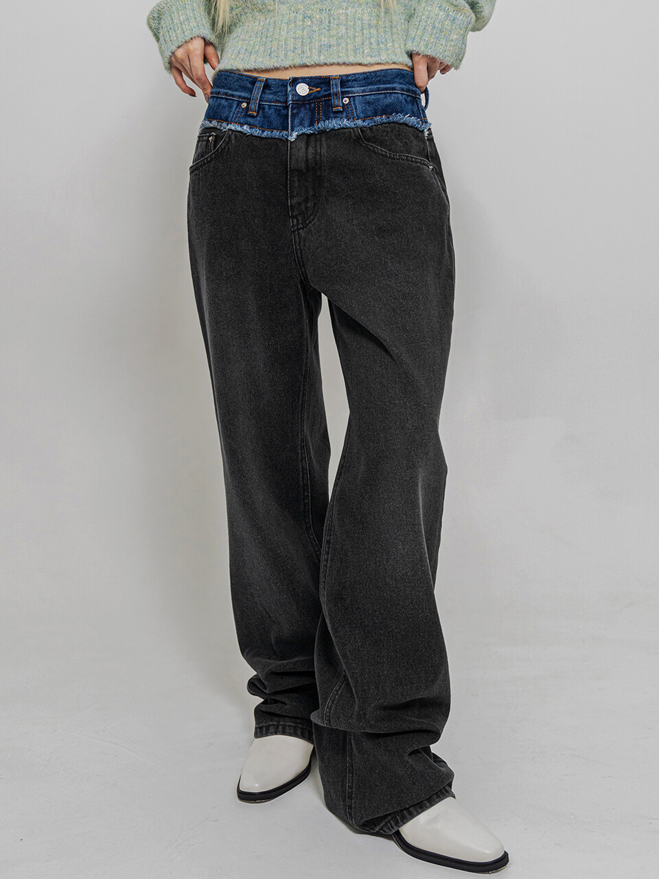 PANDORAFIT Wide Defence Jeans_Black