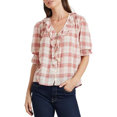 Paneros Clothing Paneros Clothing Chloe Cotton Ruffle Shirt