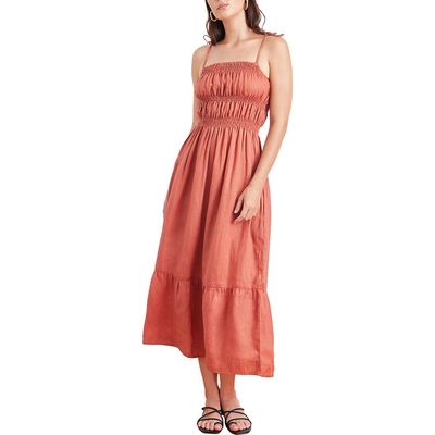 Paneros Clothing Paneros Clothing Emilia Linen Midi Dress