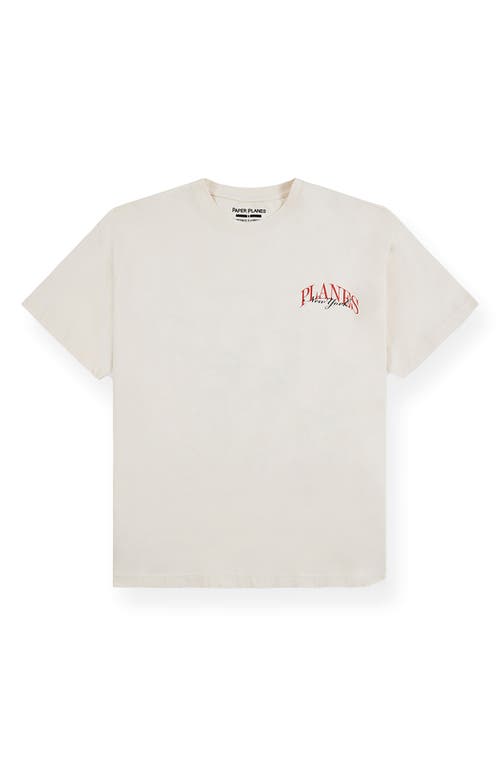 PAPER PLANES PAPER PLANES Planes NY Apple Cotton Graphic T-Shirt