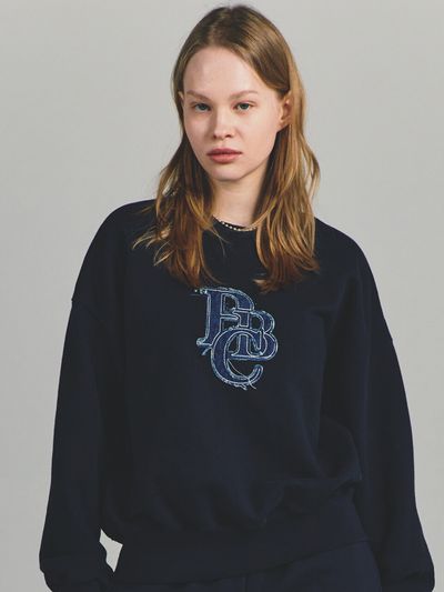 PaperBoy Twill PBC Sweatshirt _ Navy