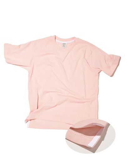PaperBoy Women Supima MVS Half Sleeve T-shirt (Soft Pink)
