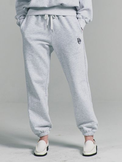 PaperBoy Womens PBC Sweatpants _ White Melange
