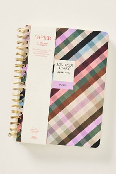 Papier Anthropologie X Papier B5 Spiral 17-Month Mid-Year Planner