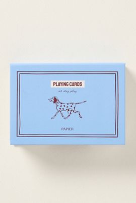 Papier Anthropologie X Papier Dog Double-Deck Playing Card Set