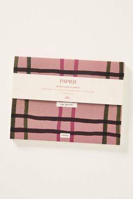 Papier Anthropologie X Papier Weekly Deskpad