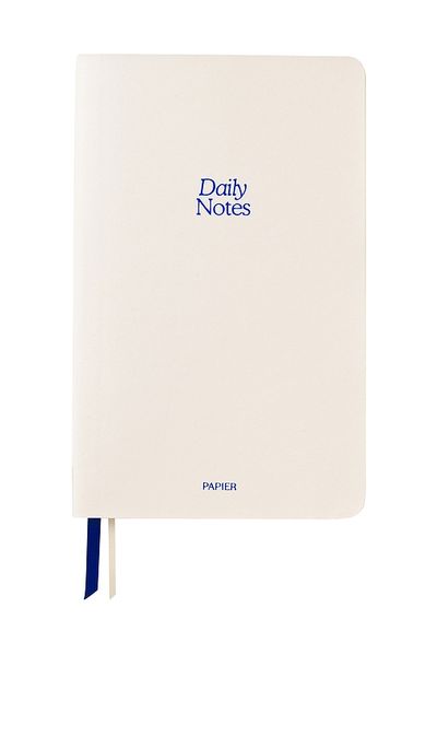 Papier Papier Daily Notes Soft Faux Leather Lined Notebook