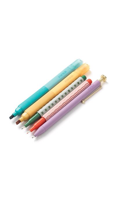 Papier Papier Imagination Mixed Pen & Highlighter Set Of 5