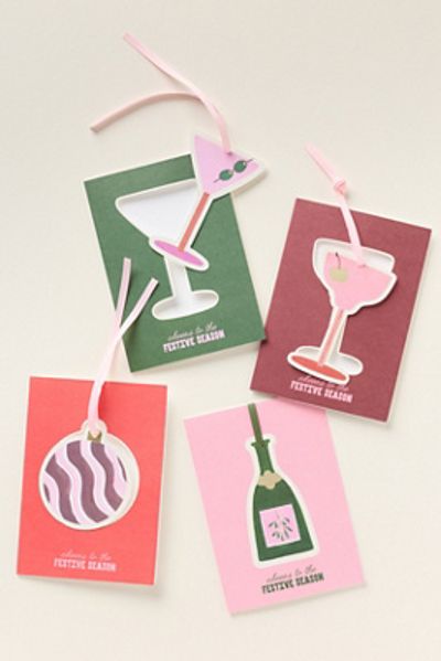 Papier Papier x Anthropologie Pop-Out Bauble Cards, Set of 8