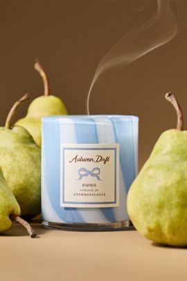 Papier Papier x Anthropologie Woody Autumn Drift Glass Candle