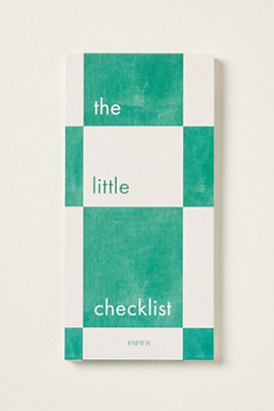 Papier The Little Checklist Daily Productivity List Pad