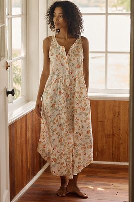 Papinelle Amber 100% Cotton Panel Maxi Dress