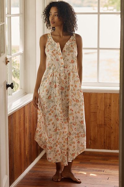 Papinelle Amber 100% Cotton Panel Maxi Dress