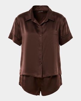 Papinelle Audrey Washable Silk Short Pajama Set