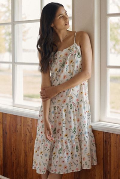 Papinelle Elodie Cotton Sateen Tiered Nightie