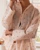 Papinelle Hearts Cotton Gathered Pajama Set - 3