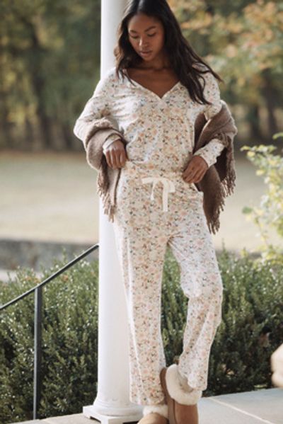 Papinelle Meribel Knit Henley Top & Pants Set