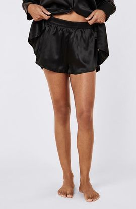 Papinelle Papinelle Audrey Mulberry Silk Boxer Shorts