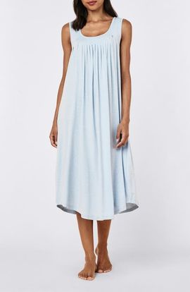 Papinelle Papinelle Kate Pleat Front Midi Nightgown